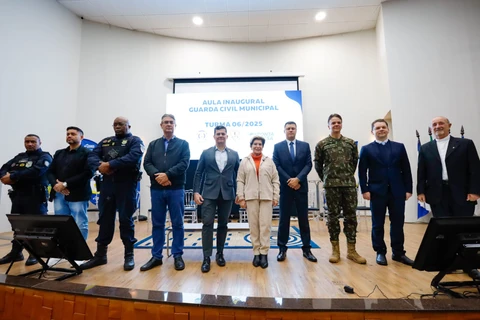 Prefeitura promove aula inaugural do Curso de Formação de Guardas Municipais