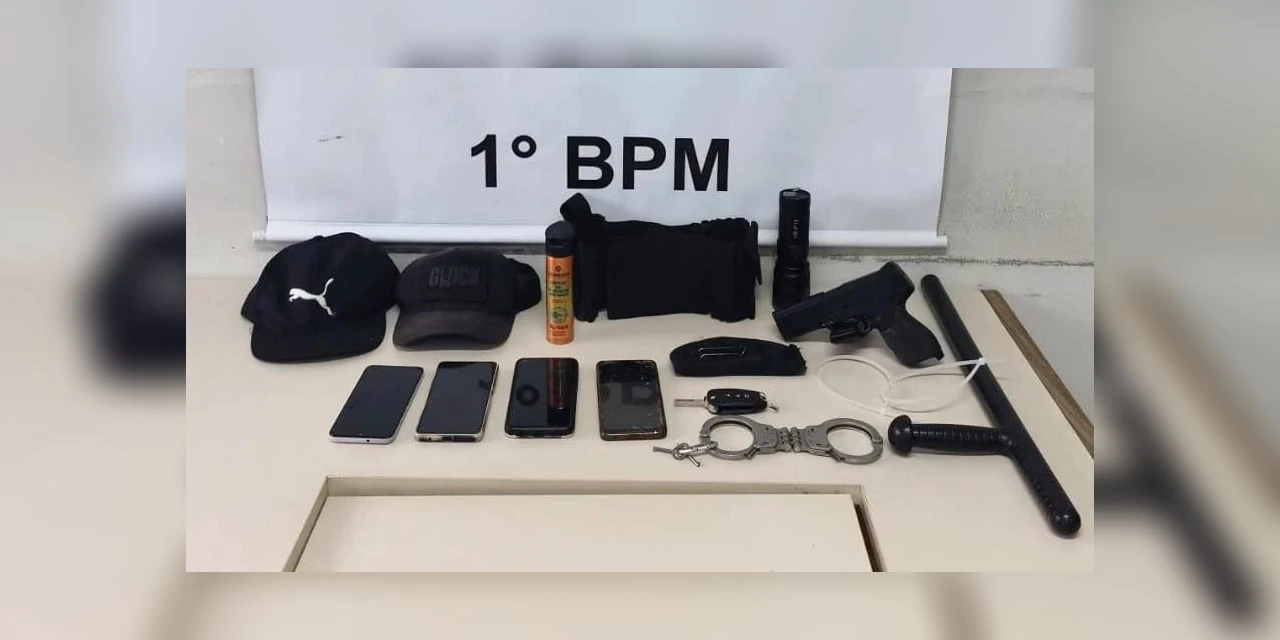 Acusados de invadirem empresa para cobrar suposta dívida são detidos pela PM, em PG 