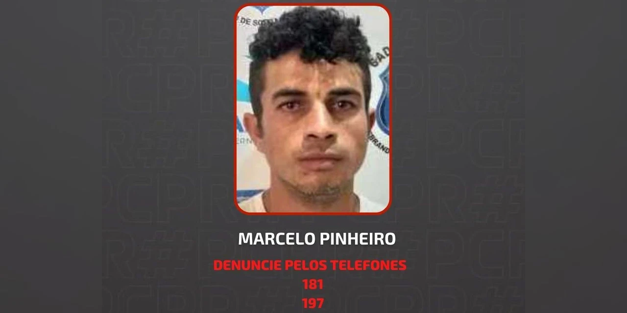 Polícia divulga imagem de foragido envolvido em roubo de carga na PR-438 