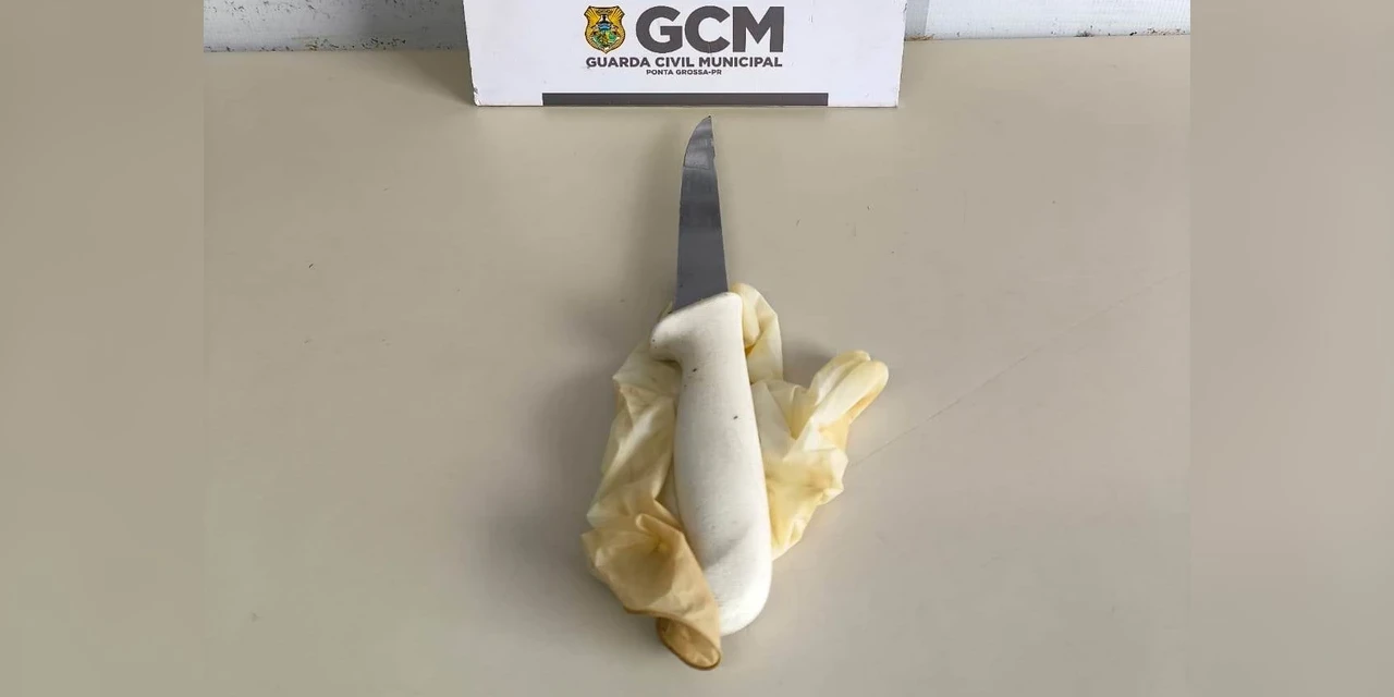 Homem acusado de esfaquear outro por ciúmes é preso pela GCM 