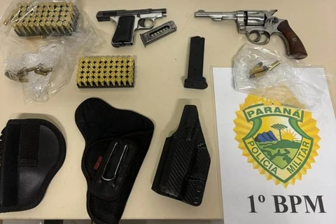 Policia Militar apreende armas e munições em Ponta Grossa 
