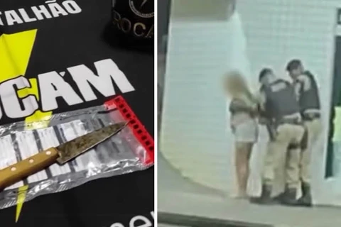 Mulher mata marido a facadas e “comemora” crime bebendo com amigos em loja de conveniência no Paraná