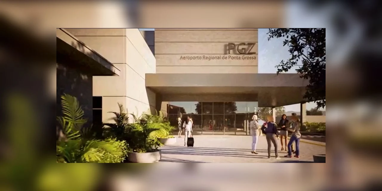 Vídeo mostra como ficará novo Aeroporto de Ponta Grossa 