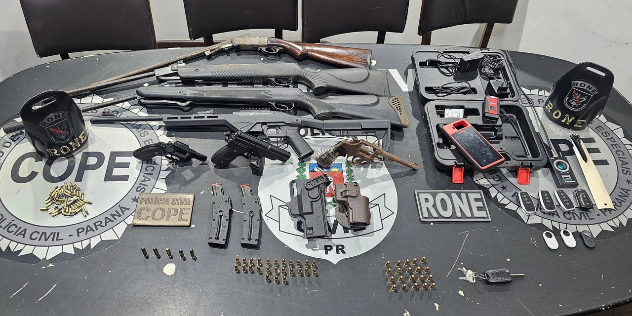 PCPR e PMPR prendem dois suspeitos de tentativa de roubo a banco no Paraná