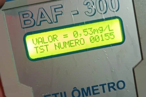 Condutor alcoolizado causa acidente em Uvaranas e é encaminhado à delegacia 