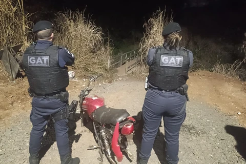 GCM encontra motocicleta depenada na Vila Estrela, em PG 