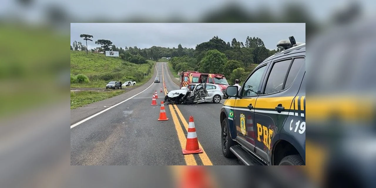Colisões frontais e atropelamentos concentram mais da metade das mortes em rodovias federais no Paraná