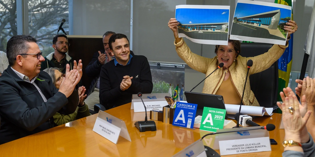 Elizabeth e Aliel mostram como vai ser a primeira policlínica de Ponta Grossa