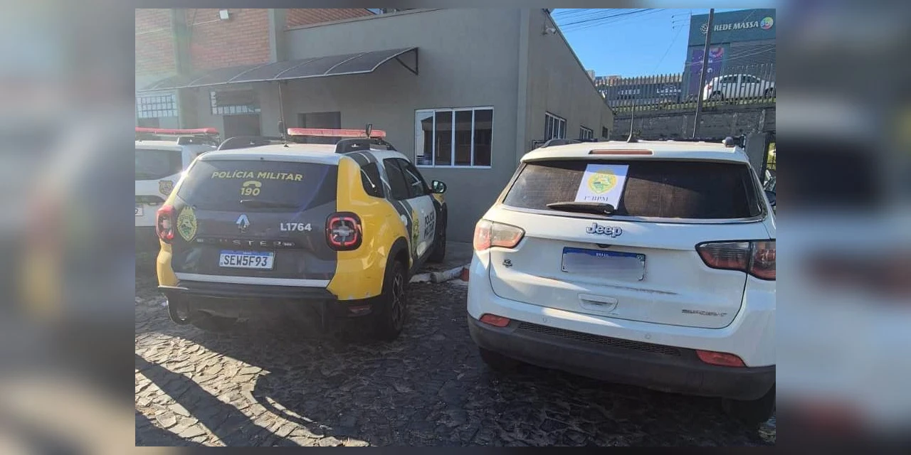 Polícia Militar recupera veículo furtado e prende indivíduo em Ponta Grossa 