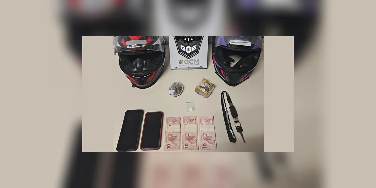 Casal é preso após ser flagrado com drogas em vila de PG 