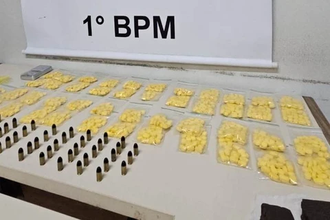 Polícia Militar apreende drogas, munições e prende dois homens em Ponta Grossa 