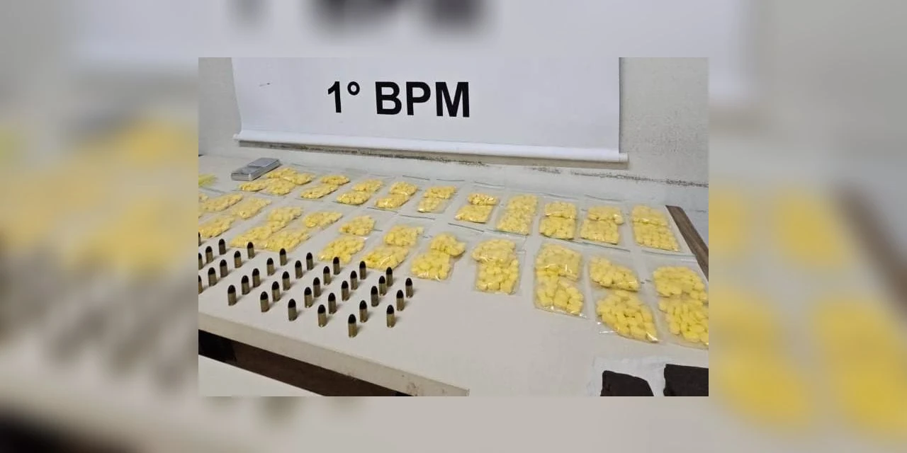 Polícia Militar apreende drogas, munições e prende dois homens em Ponta Grossa 