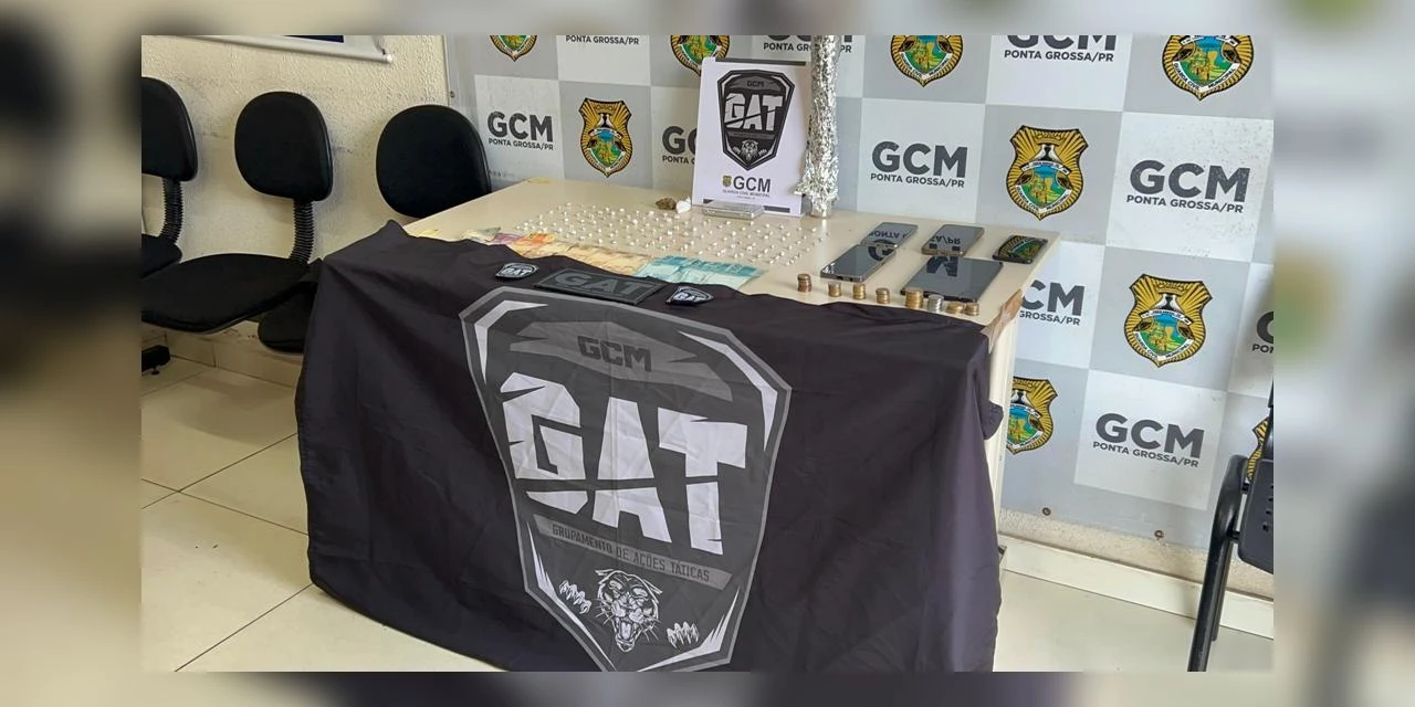 GCM apreende drogas e fecha boca de fumo em bairro de PG 