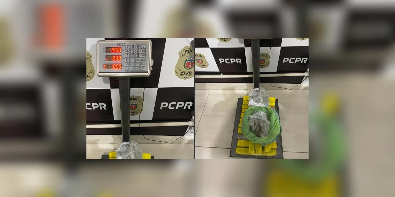 PCPR prende em flagrante homem por tráfico de drogas em Irati