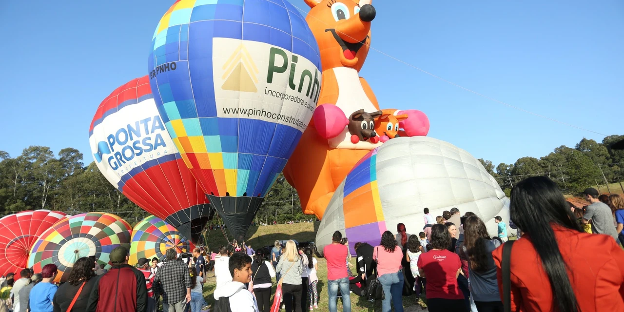 Festival de Balonismo volta a colorir os céus de Ponta Grossa neste final de semana