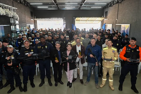 Prefeitura adquire novos drones e armamentos menos letais