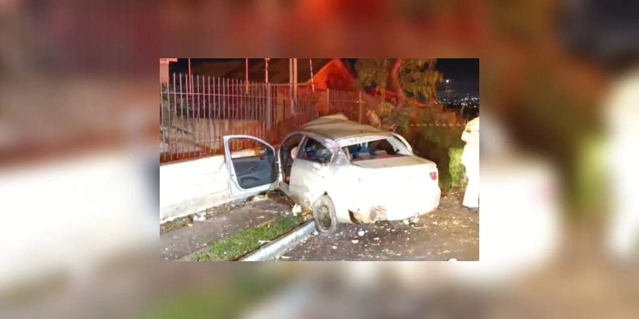 Veículo colide contra arvore e mata passageira na Palmeirinha em PG 