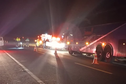 Pai tenta salvar filha e morre atropelado na PR-151, em Jaguariaiva 