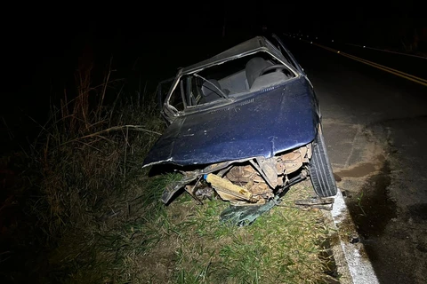 Homem fica gravemente ferido após acidente na PR-487, em Candido de Abreu 