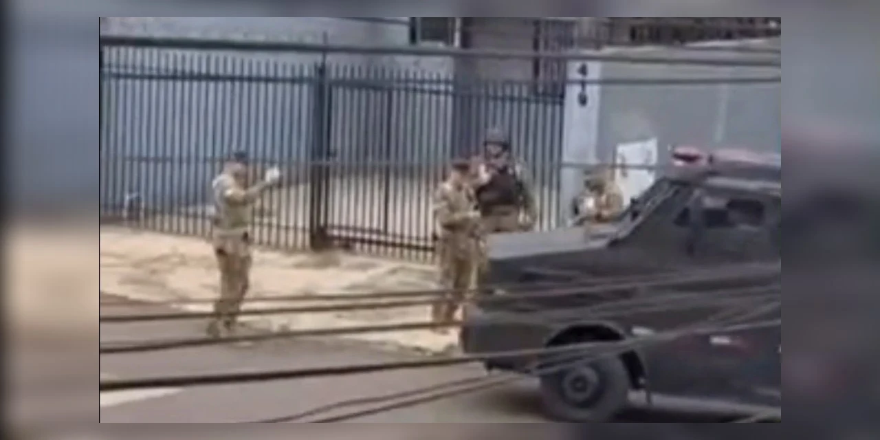 VIDEO: BOPE negocia com PM aposentado em surto em Oficinas 