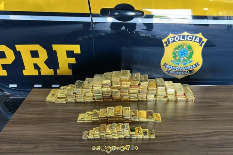 PRF faz a maior apreensão de ouro na história avaliados em mais de R$ 60 milhões