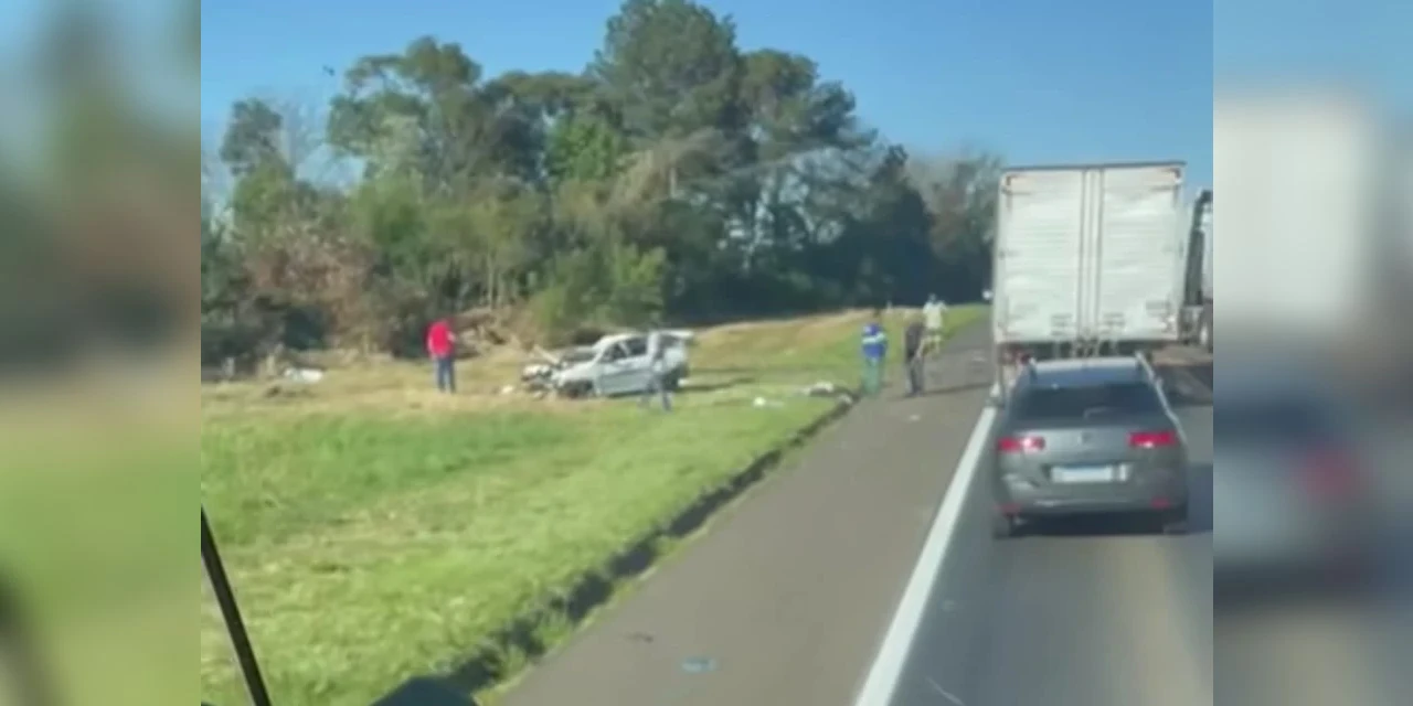Dois jovens morrem em acidente na BR-373, em Ponta Grossa 