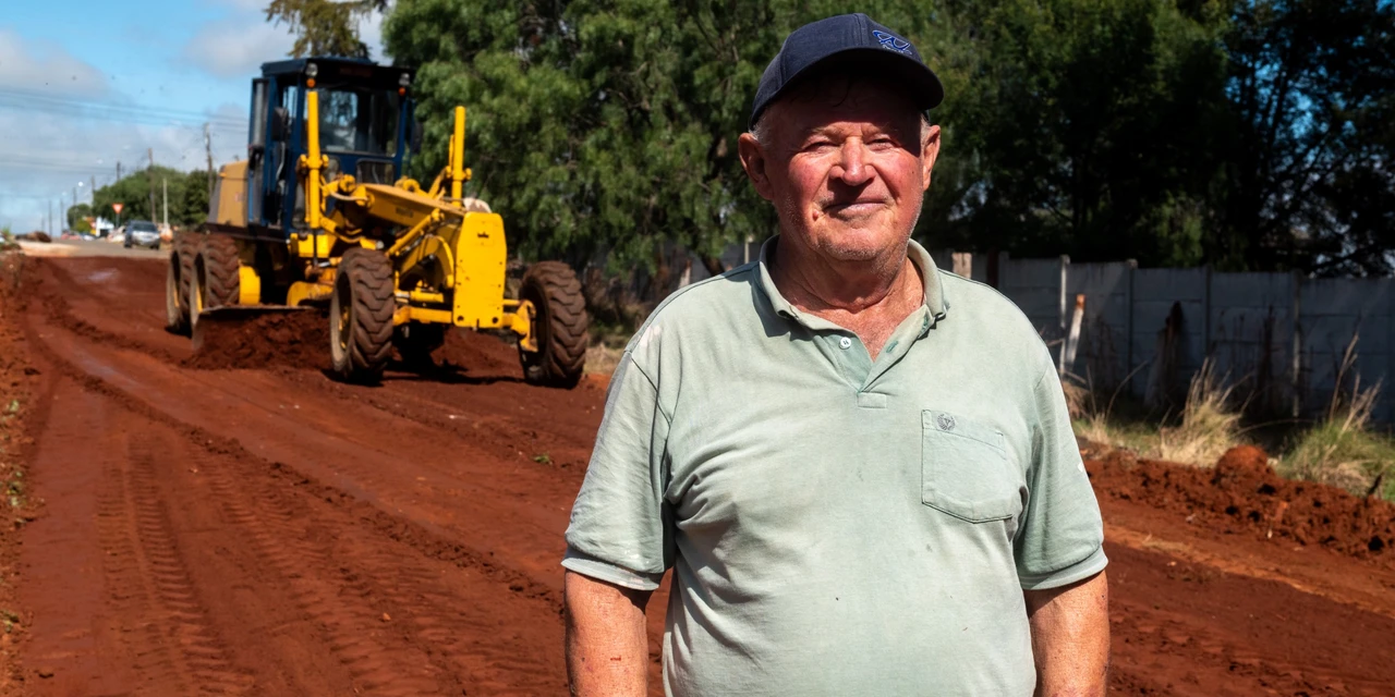 Prefeitura fez patrolamento em 100 quilômetros de ruas em 2025