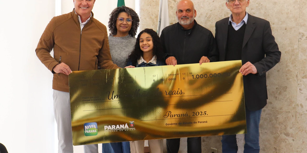 Novo ganhador de R$ 1 milhão do Nota Paraná descobre prêmio por curiosidade