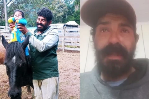 VÍDEO: Pai de bebê pisoteado por boi em São Mateus do Sul agradece apoio e fala sobre o estado da criança