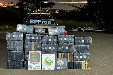 PMPR apreende 950 quilos de maconha no fim de semana: prejuízo milionário ao tráfico