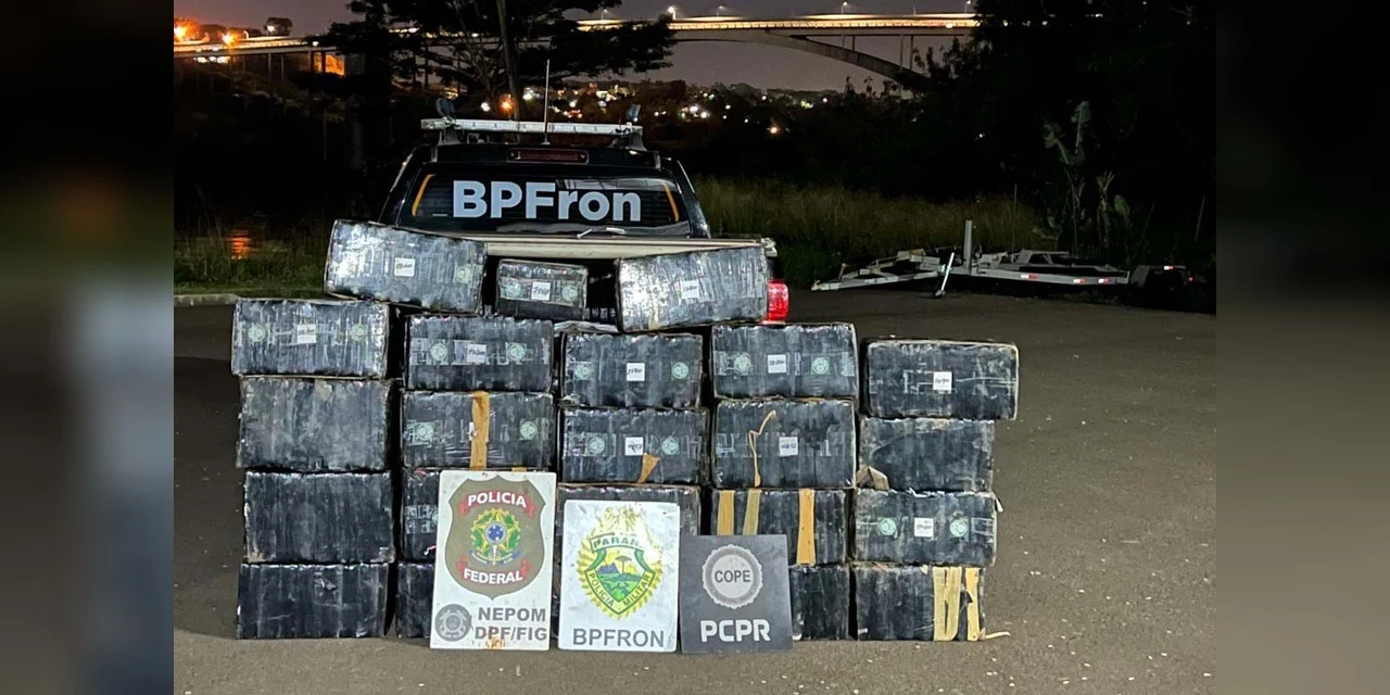 PMPR apreende 950 quilos de maconha no fim de semana: prejuízo milionário ao tráfico