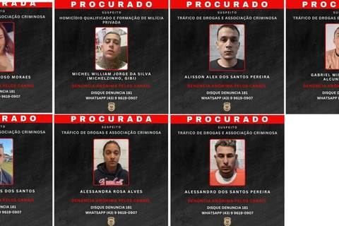 Polícia apreende adolescente de 16 anos e divulga lista de foragidos por tráfico de drogas e associação criminosa em Sengés