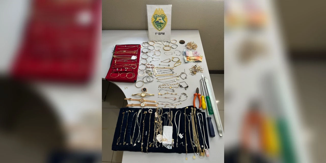 Homem que furtou joias de residência é preso em Castro 