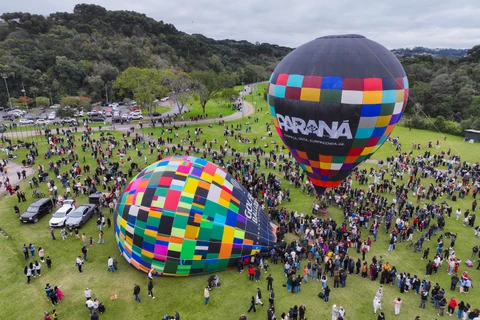 Festival da Primavera em Castro terá segunda maior Copa de Balonismo do Brasil