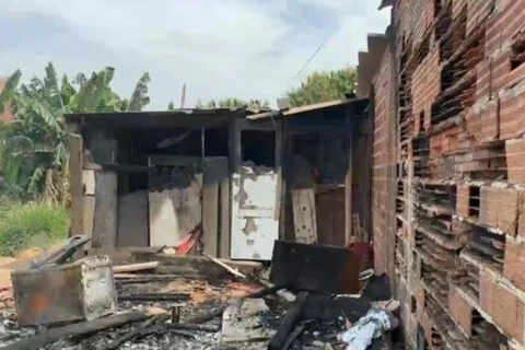 Três crianças morrem em incêndio de barraco 