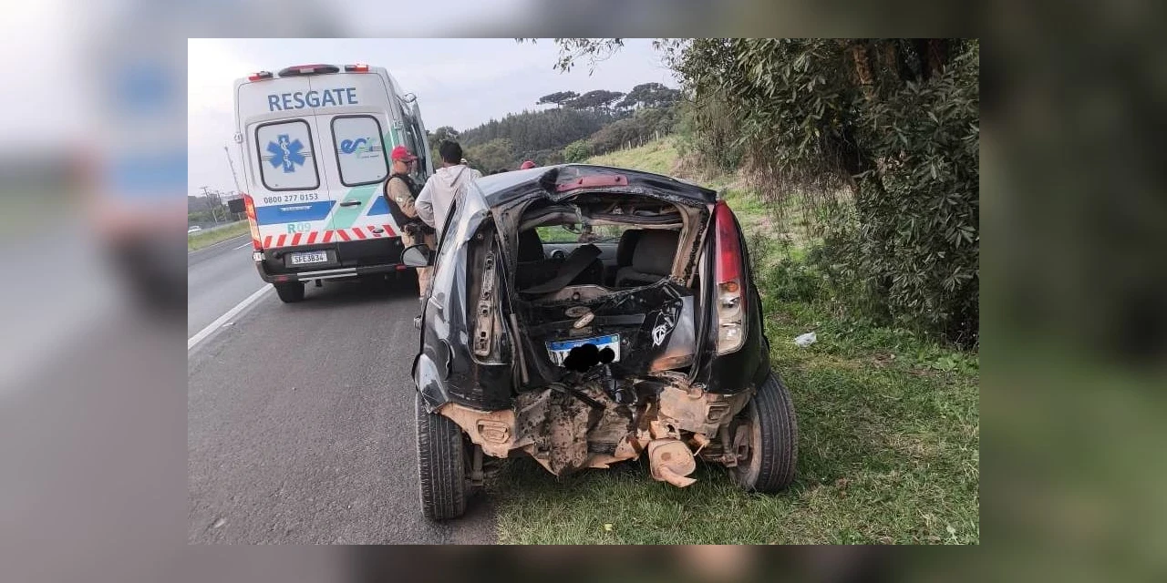 Motorista alcoolizado faz manobra proibida e causa acidente com morte em Castro 