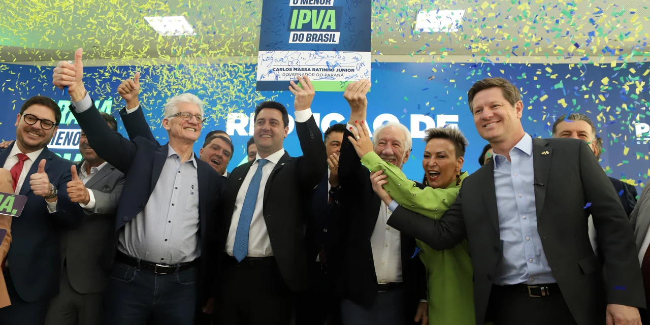 Ratinho Junior sanciona lei que reduz IPVA no Paraná e garante menor alíquota do Brasil