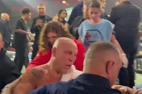 Luta entre Popó e Wanderlei Silva termina em briga generalizada