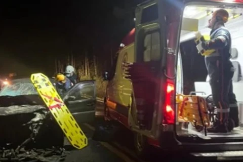 Colisão entre três veículos faz uma vítima fatal em Teixeira Soares 