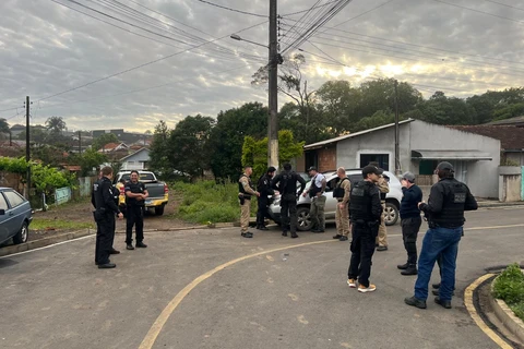 Policia deflagra operação e mira o tráfico de drogas, em Teixeira Soares  