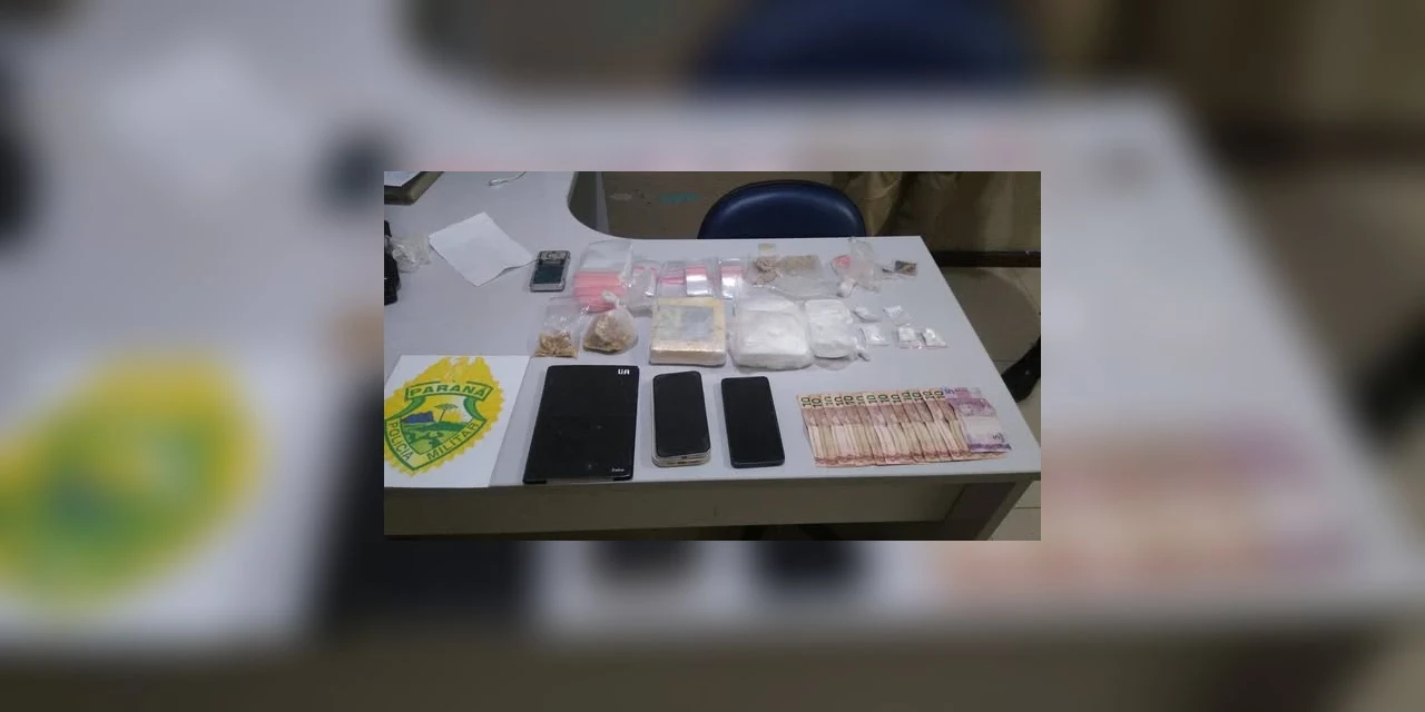 Rotam apreende mais de 1 kg de cocaína e outras drogas sintéticas em Castro 