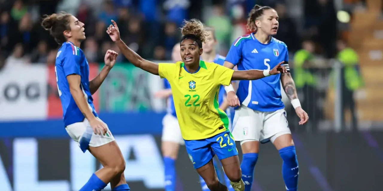 Brasil mantém hegemonia contra a Itália com vitória por 1 a 0