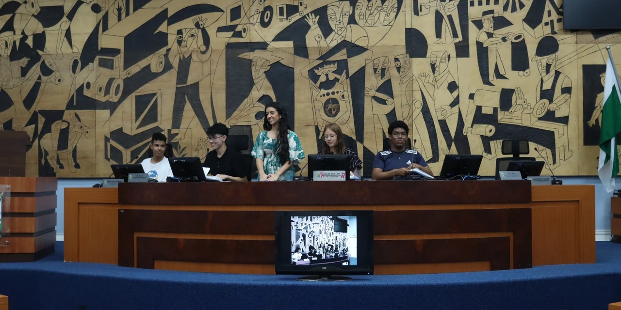 Vereadores Jovens se reúnem em sessão ordinária