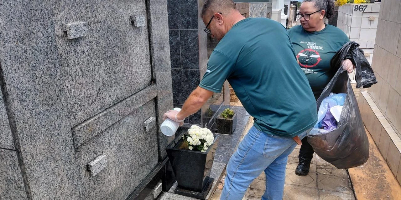 Prefeitura realiza ‘força-tarefa’ de combate à dengue nos cemitérios de Ponta Grossa
