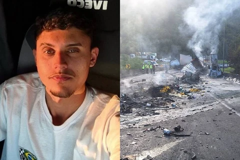 Caminhoneiro morto em engavetamento na BR-376 é identificado