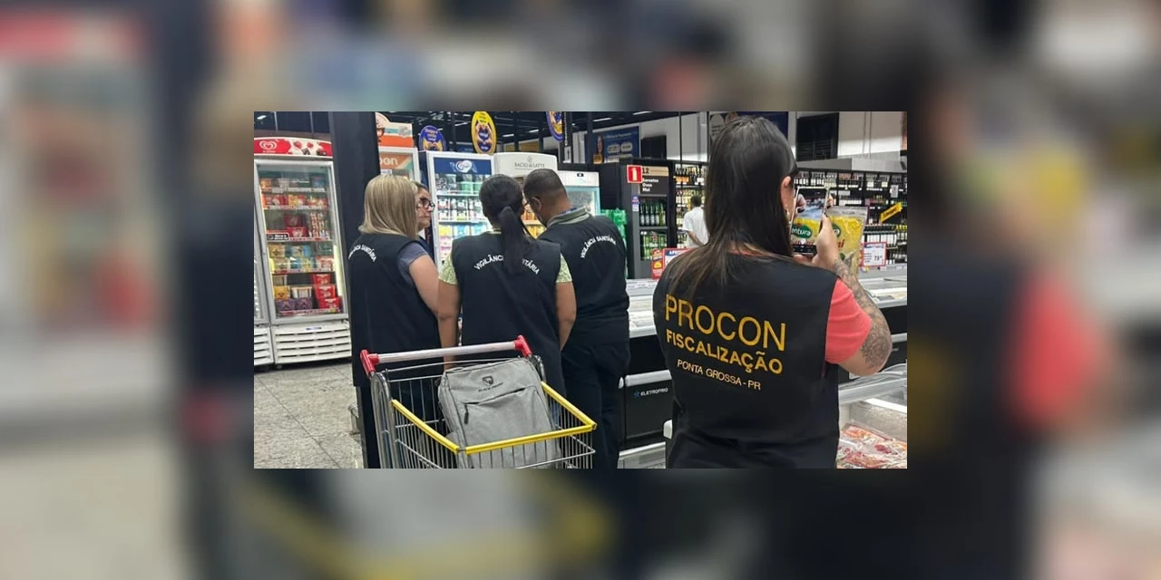 Procon e Vigilância Sanitária intensificam   fiscalizações em supermercados de PG 
