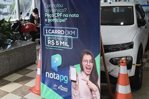 Prazo para participar dos sorteios no 'Nota PG'  e 'IPTU Premiado' termina dia 30 de novembro 