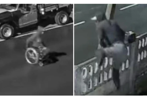 Cadeirante pula muro, furta bateria de veículos em oficina, é flagrado por mecânico e foge, no Paraná