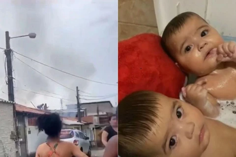 Bebês gêmeos são deixados sozinhos em casa e morrem em incêndio 