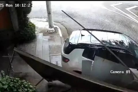 Motorista bêbada derruba portão de motel para fugir sem pagar e é presa após bater em carros